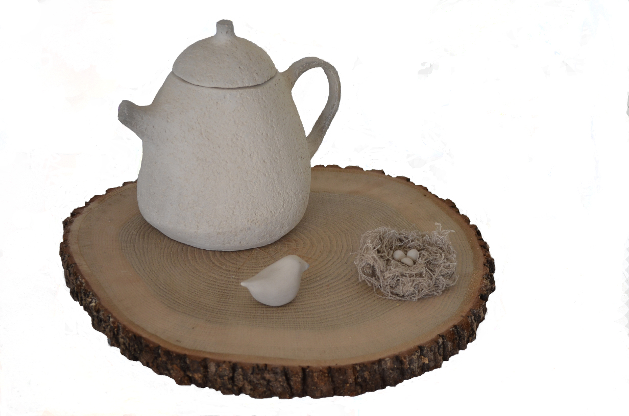 Rondin De Bois Paulownia 40x34.5cm | Plateau Déco Naturel | Dessous De Verre Ou Décoration Table