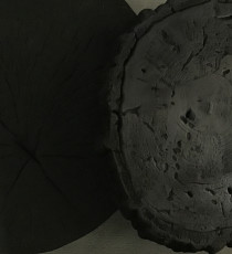 rondelle de bois « noir charbon »